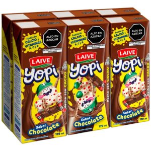 Yopi chocolatada de 170 ml x 6 und