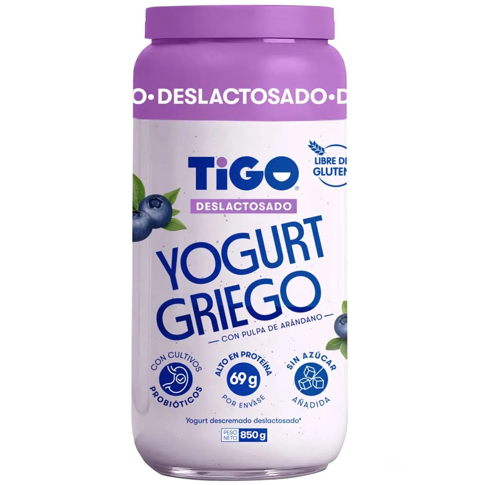 Yogurt Griego con Pulpa de Arándano Frasco de 850 g