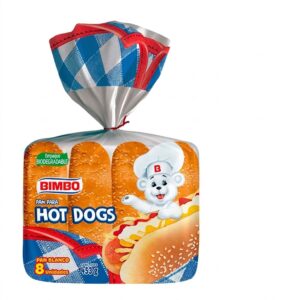 Pan de hot dog  rollys Bimbo 8 und