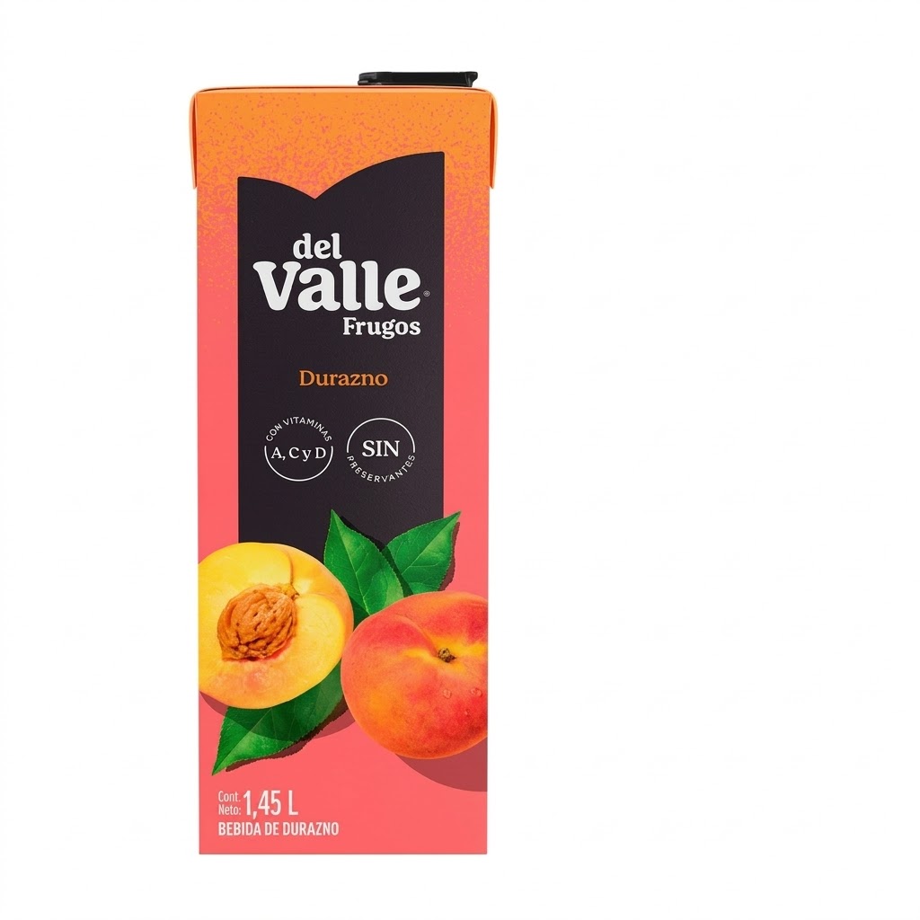 Frugos del Valle durazno caja 1.450 L
