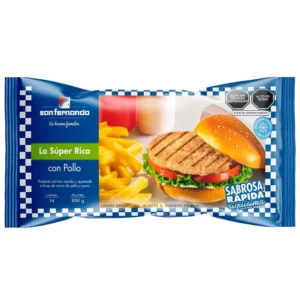 Super Rica Hamburguesa de Pollo x 14 Und