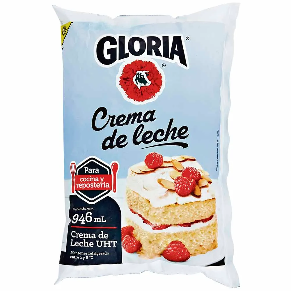 Crema en Bolsa Gloria x 946 Ml