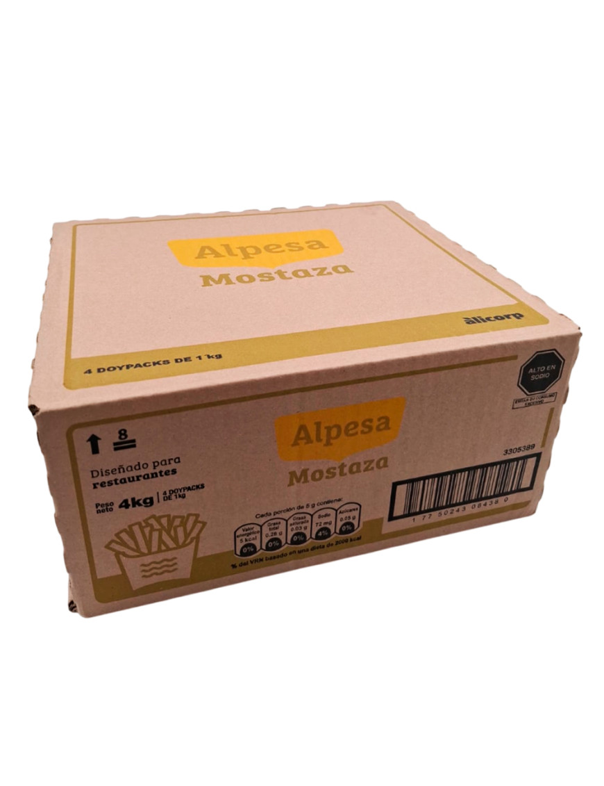 Mostaza Caja 4 Kg