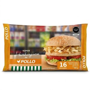 Hamburguesa de Pollo x 16 Und