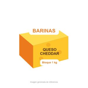 Barinas Queso tipo cheddar Bloque x 1 kg
