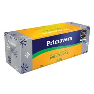 Primavera Margarina sin sal barra De 2 kg caja De 4 und