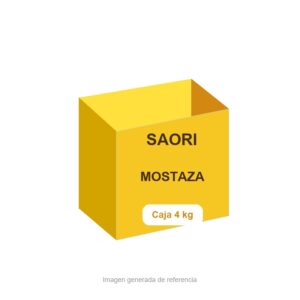 Saori Mostaza Caja 4 kg