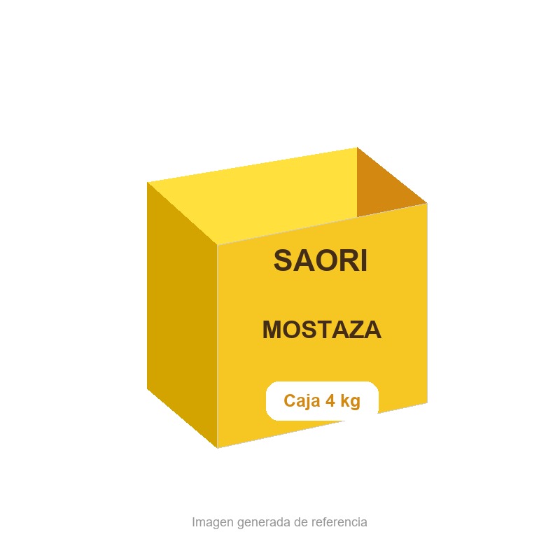 Saori Mostaza Caja 4 kg