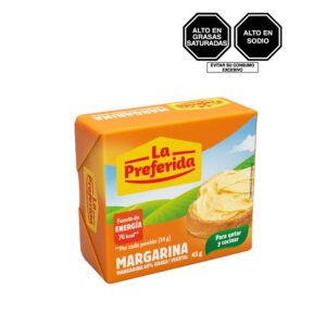 Preferida Margarina barra De 45 gr x 24 und